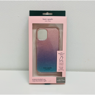 ケイトスペードニューヨーク(kate spade new york)の⭐️新品⭐️ケイトスペード iPhone12mini グリッター ピンク ラメ(iPhoneケース)