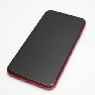 アイフォーン(iPhone)の超美品 SIMフリー iPhone 11 64GB プロダクトレッド  M222(スマートフォン本体)