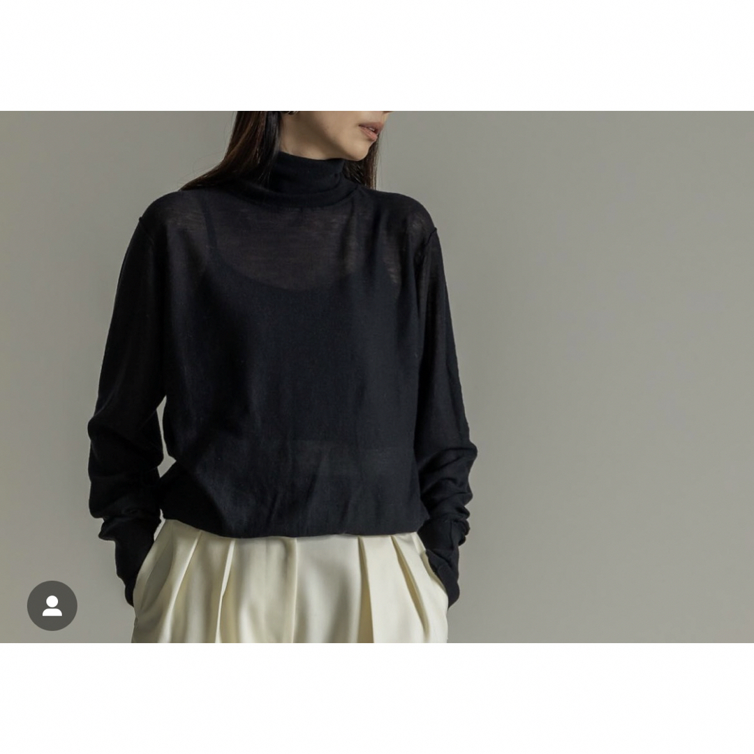 deresデレス　sheer cashmere sweater レディースのトップス(ニット/セーター)の商品写真