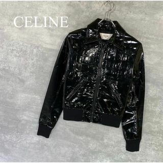 celine - 『CELINE』セリーヌ (34) クロコダイルエンボスレザーブルゾン