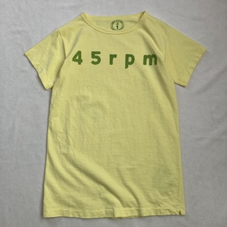 45rpm - 45rpm フォーティファイブアールピーエム　ロゴ　マリン　tシャツ