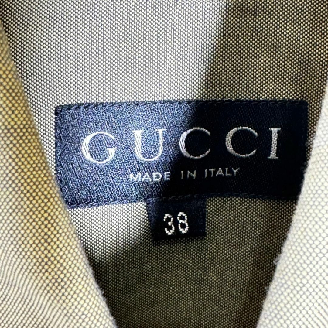Gucci(グッチ)の『GUCCI』グッチ (38) 長袖シャツ レディースのトップス(シャツ/ブラウス(長袖/七分))の商品写真