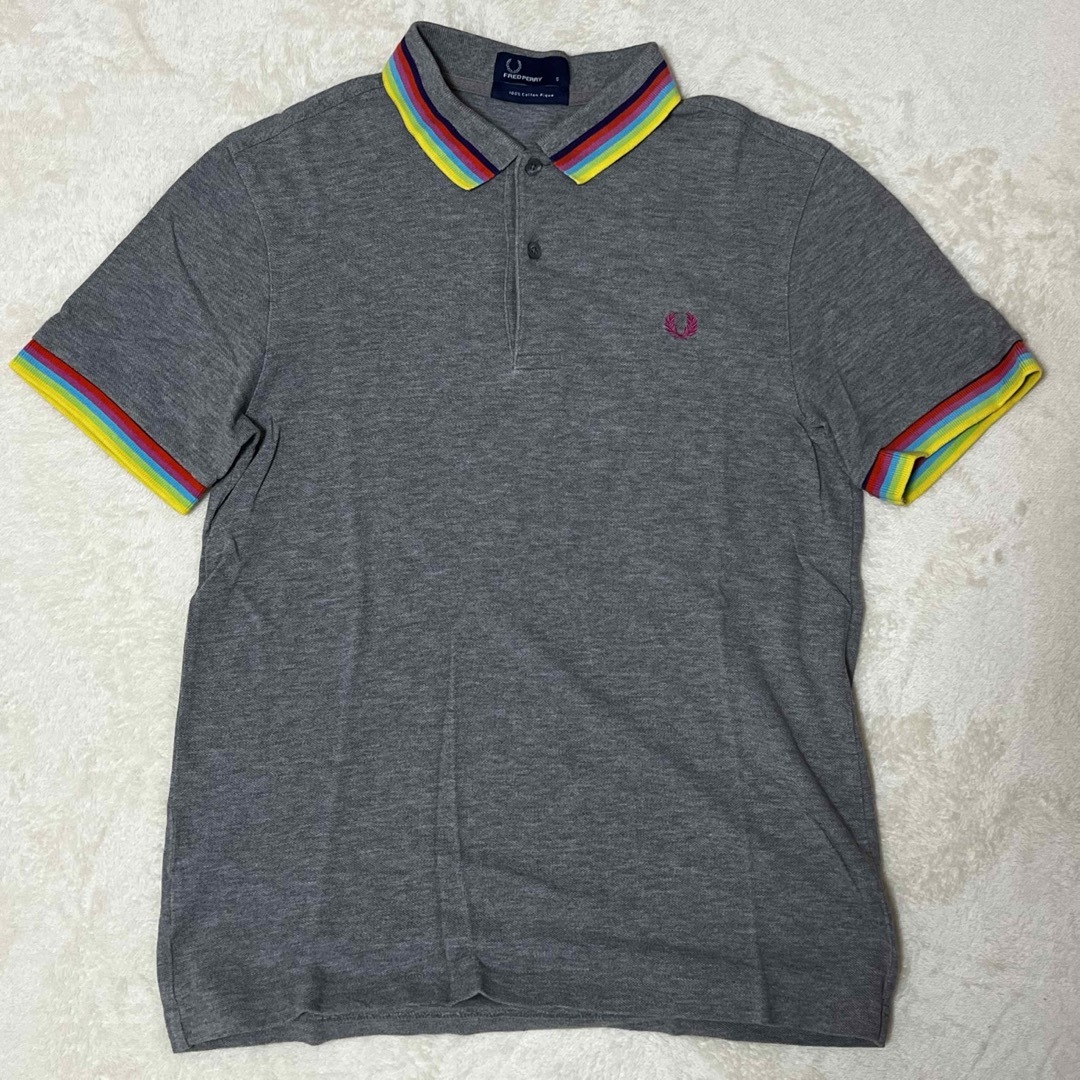 FRED PERRY(フレッドペリー)のFRED PERRY ポロシャツ　Sサイズ メンズのトップス(Tシャツ/カットソー(半袖/袖なし))の商品写真