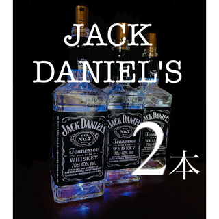 【ハンドメイド】JACK DANIEL'S LEDライト(テーブルスタンド)
