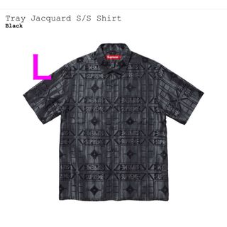 Supreme - Supreme Tray Jacquard S/S Shirt Black