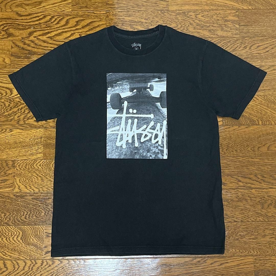 STUSSY(ステューシー)のSTUSSY ステューシー Tシャツ 半袖 ブラック フォト スケボー メンズのトップス(Tシャツ/カットソー(半袖/袖なし))の商品写真