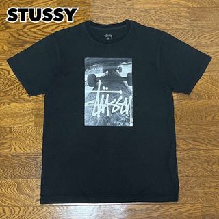 ステューシー(STUSSY)のSTUSSY ステューシー Tシャツ 半袖 ブラック フォト スケボー(Tシャツ/カットソー(半袖/袖なし))