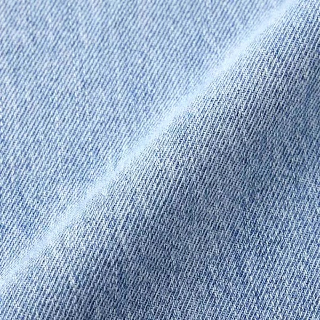 GU(ジーユー)の【GU】ローライズバギージーンズ　(丈標準73.0～77.0cm)  ブルー　S レディースのパンツ(デニム/ジーンズ)の商品写真