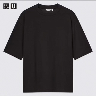 ユニクロ(UNIQLO)のユニクロ エアリズムコットンオーバーサイズTシャツ（5分袖）XXL(Tシャツ/カットソー(半袖/袖なし))