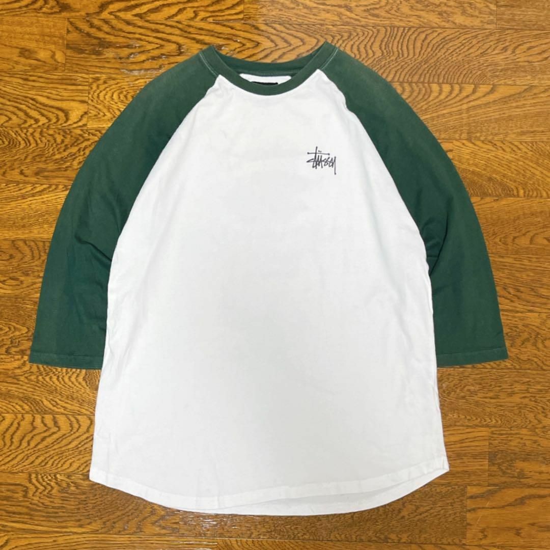 STUSSY(ステューシー)のSTUSSY ステューシー ラグランTシャツ 七分袖 龍 ドラゴン メンズのトップス(Tシャツ/カットソー(七分/長袖))の商品写真