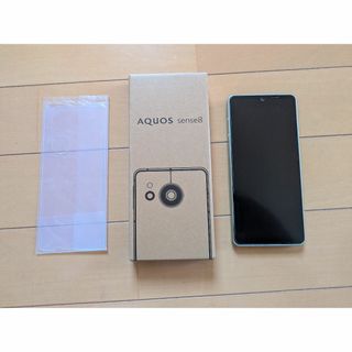 シャープ(SHARP)のAQUOS SENSE8 本体 ペールグリーン(スマートフォン本体)