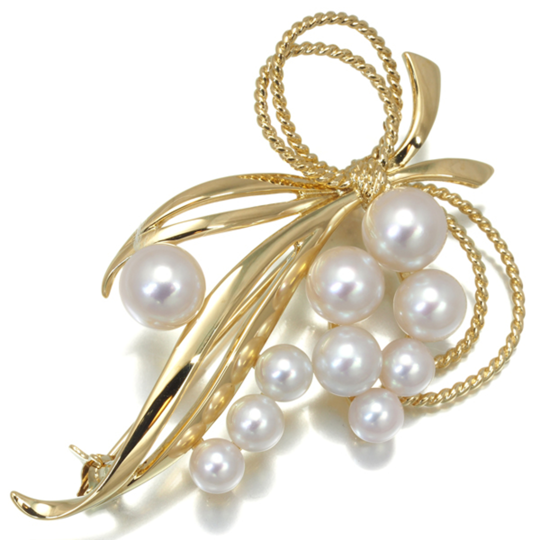 MIKIMOTO - ミキモト ブローチ アコヤパール 真珠 4.8-7.3mm MIKIMOTO - ミキモト ブローチ アコヤパール 真珠 4.8-7.3mm