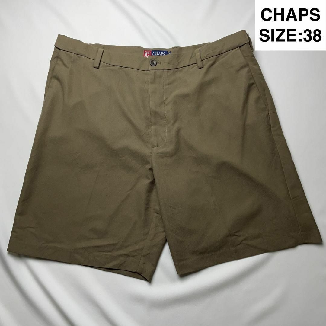 CHAPS(チャップス)のチャップスラルフローレンショートパンツハーフパンツワークパンツ茶色ブラウン古着 メンズのパンツ(ショートパンツ)の商品写真