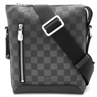 ルイヴィトン(LOUIS VUITTON)のLOUIS VUITTON ルイヴィトン メッセンジャーバッグ ダミエアンフィニ ディスカバリーメッセンジャーBB ショルダーバッグ 肩掛け 斜め掛け ブラック 黒 かばん 鞄 N42418    オニキス マットシルバー金具 メンズ 美品【中古品】(メッセンジャーバッグ)