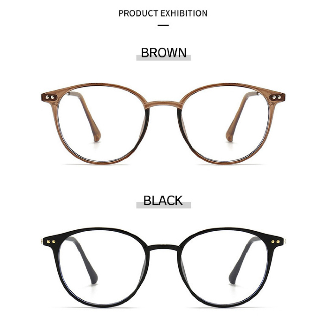 老眼鏡 シニアグラス 遠近両用 ＋1.5 ブラウン ブルーライトカット 軽量 レディースのファッション小物(サングラス/メガネ)の商品写真
