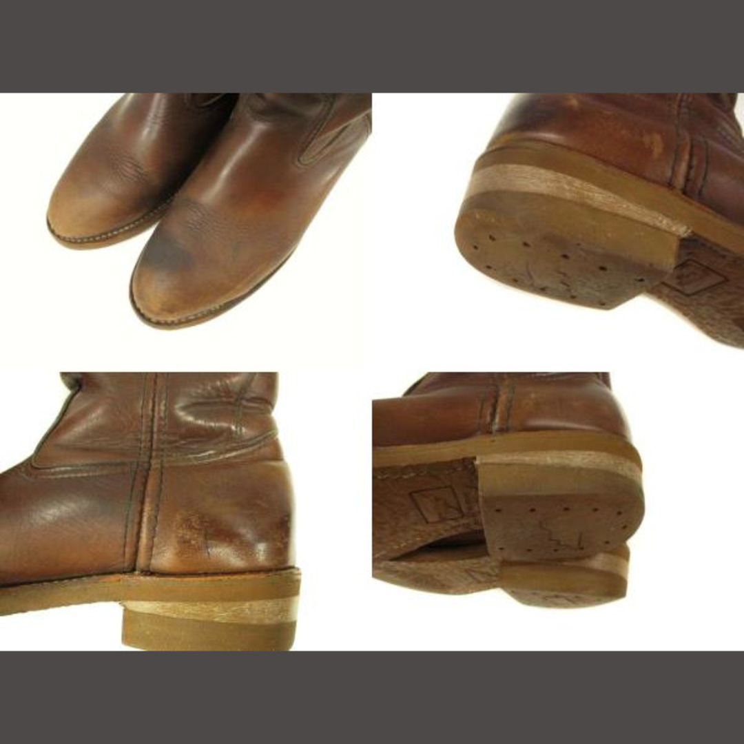 REDWING(レッドウィング)のレッドウィング 90s ペコスブーツ PECOS 1155 ブラウン 7E メンズの靴/シューズ(ブーツ)の商品写真