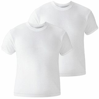 [グンゼ] インナーシャツ やわらか肌着 綿100% 抗菌防臭加工 半袖丸首 2(その他)