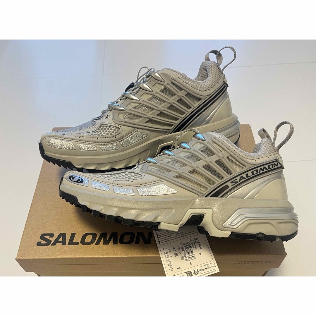 SALOMON(サロモン)の【新品】Salomon サロモン ACS PRO グレー 23.5cm レディースの靴/シューズ(スニーカー)の商品写真