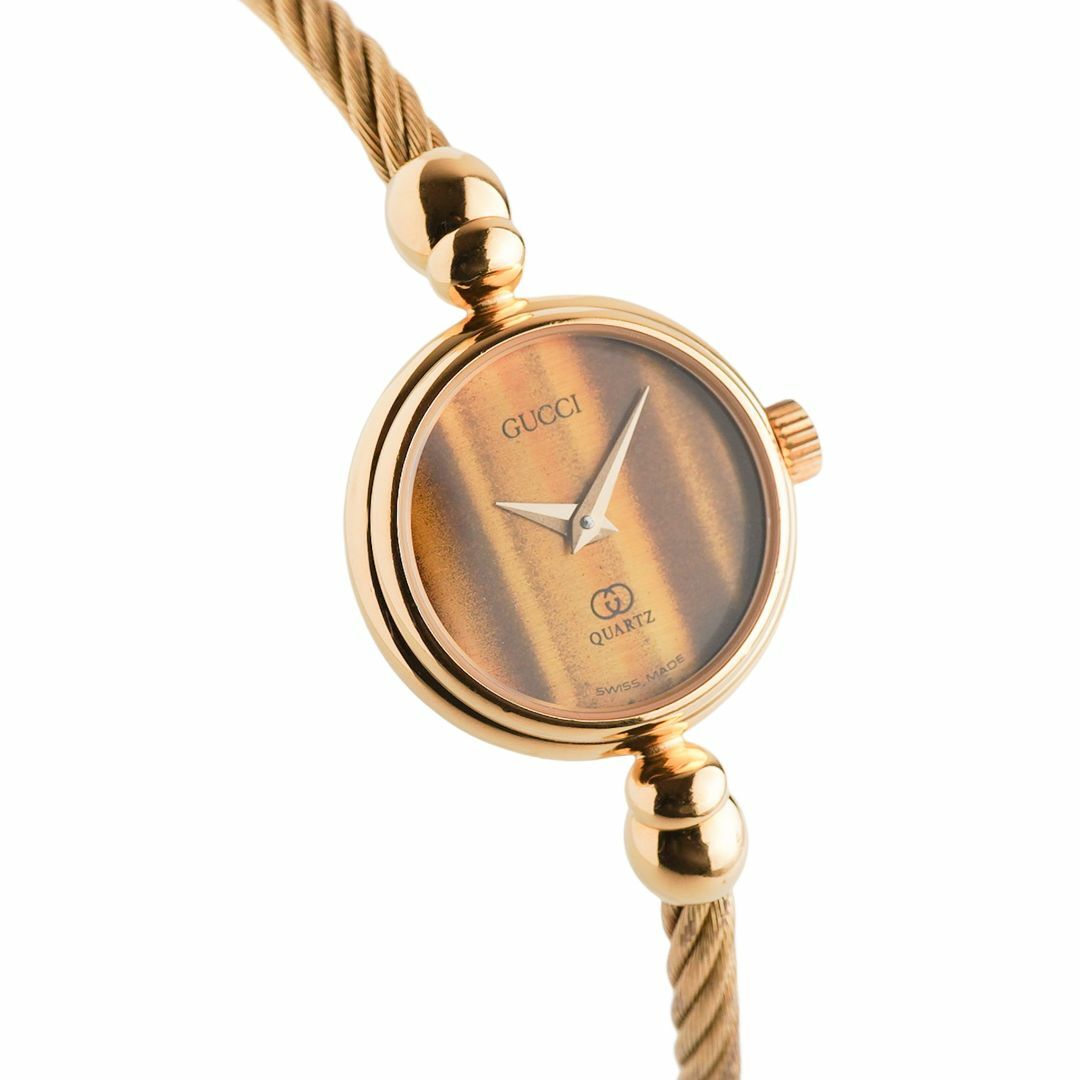Gucci(グッチ)のA1571 GUCCI グッチ 2047.1L ブラウン レディース クォーツ  レディースのファッション小物(腕時計)の商品写真