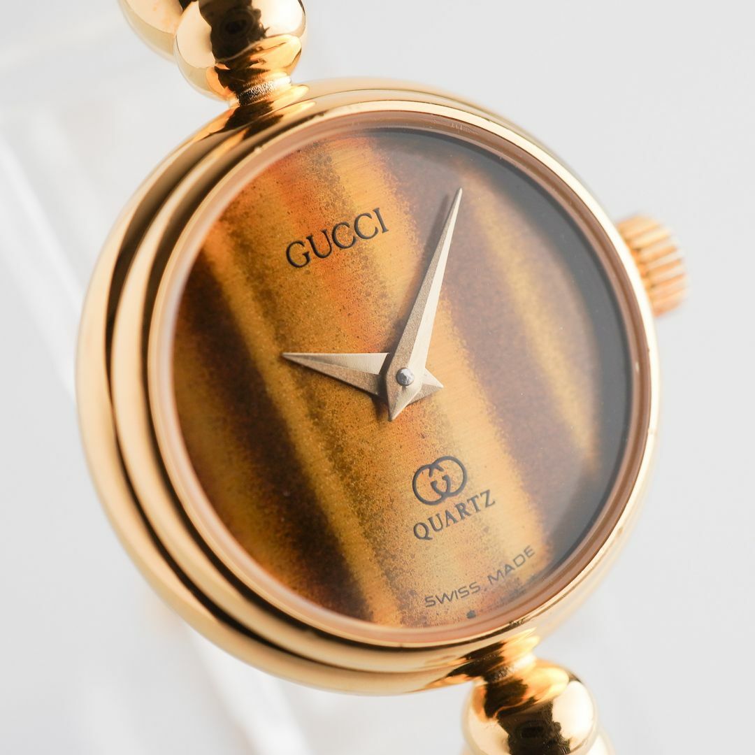 Gucci(グッチ)のA1571 GUCCI グッチ 2047.1L ブラウン レディース クォーツ  レディースのファッション小物(腕時計)の商品写真