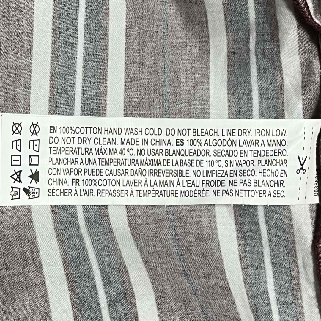 FOREVER 21(フォーエバートゥエンティーワン)のFOREVER21 オープンカラー 半袖シャツ ストライプ Lサイズ 【美品】 メンズのトップス(シャツ)の商品写真
