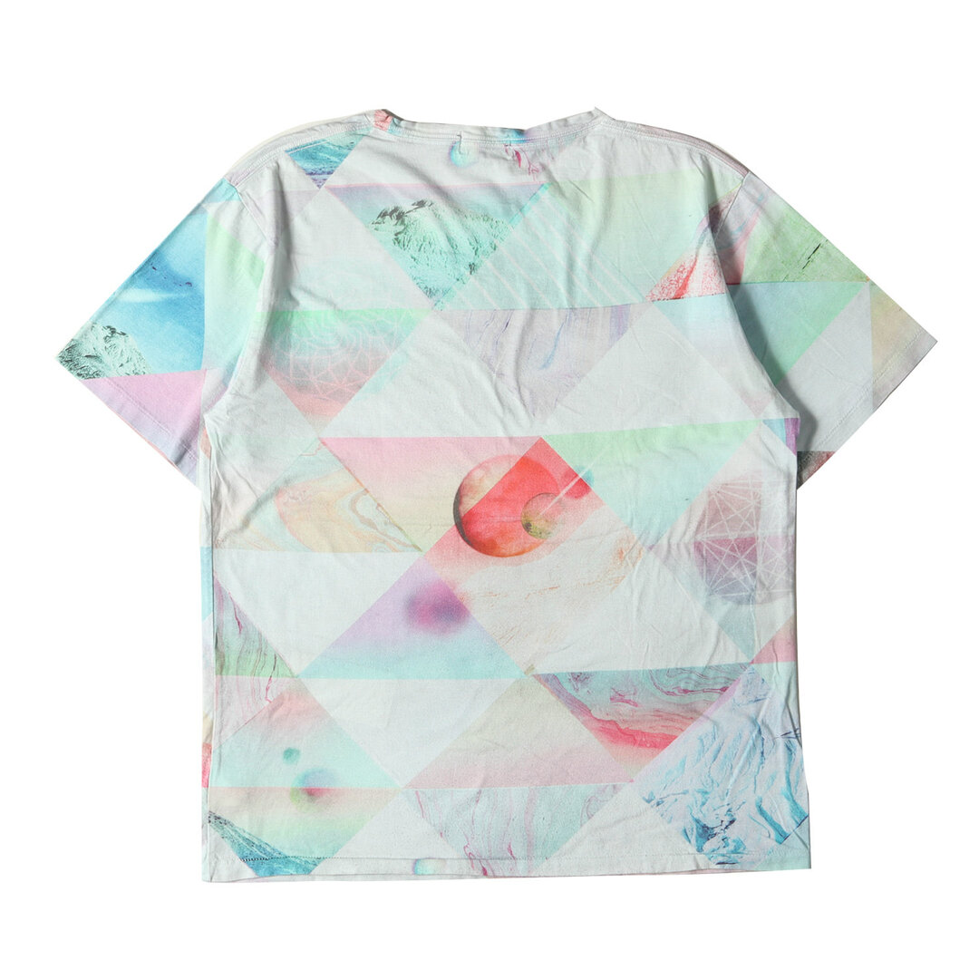 Paul Smith(ポールスミス)のPaul Smith ポールスミス Tシャツ サイズ:XL パステル ジオメトリック プリント クルーネック 半袖Tシャツ / 総柄 JEANS マルチカラー トップス カットソー【メンズ】【中古】 メンズのトップス(Tシャツ/カットソー(半袖/袖なし))の商品写真