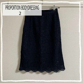 PROPORTION BODY DRESSING - PROPORTION　プロポーション　スカート　レース ボタニカル 花 タイト