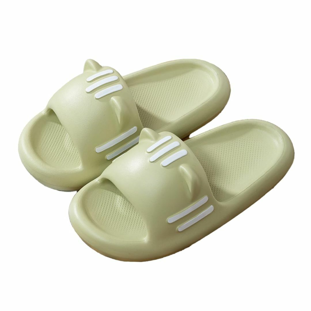 [ねこタウン] 洗えるスリッパ サンダル 猫スリッパ ネコ 室内屋外使用可 肉球 レディースの靴/シューズ(その他)の商品写真