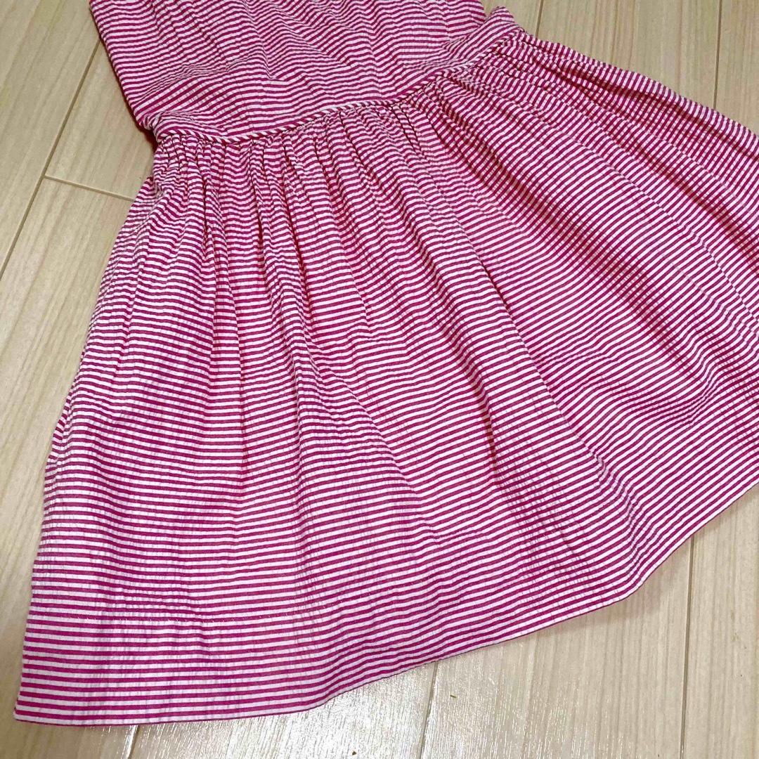 POLO RALPH LAUREN(ポロラルフローレン)の【POLO RALPH LAUREN】ポロ ラルフローレン ボーダーワンピース　 キッズ/ベビー/マタニティのキッズ服女の子用(90cm~)(ワンピース)の商品写真