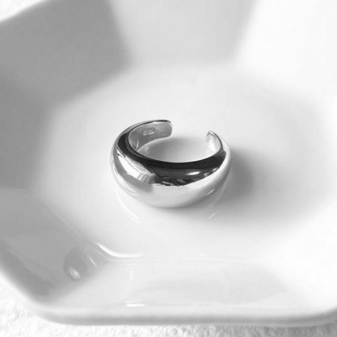 シルバー curve bowl ring レディースのアクセサリー(リング(指輪))の商品写真