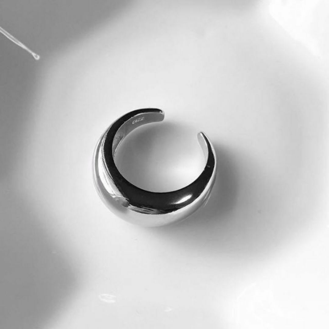 シルバー curve bowl ring レディースのアクセサリー(リング(指輪))の商品写真