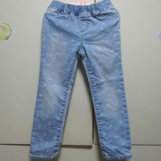 ギャップキッズ(GAP Kids)のGAP 花柄 デニム 110cm(パンツ/スパッツ)