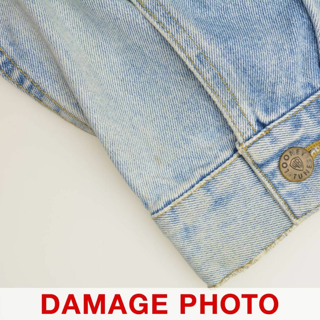 【WARNERBROS】LOONEY TUNESデニムジャケット メンズのジャケット/アウター(Gジャン/デニムジャケット)の商品写真