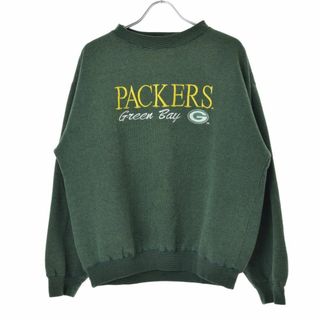 【古着】GREEN BAY PACKERS長袖スウェット(スウェット)