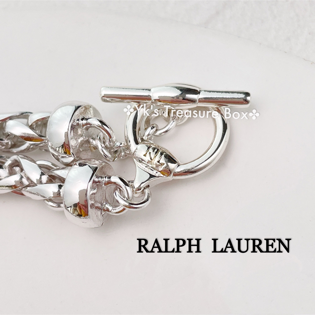 Ralph Lauren(ラルフローレン)のS112/RALPH LAUREN/シルバーチェーンブレスレット レディースのアクセサリー(ブレスレット/バングル)の商品写真