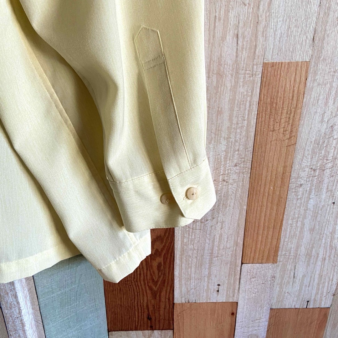 ART VINTAGE(アートヴィンテージ)の古着 希少 春夏カラー プリーツ パステルシャツ ゆったり y2k メンズのトップス(シャツ)の商品写真