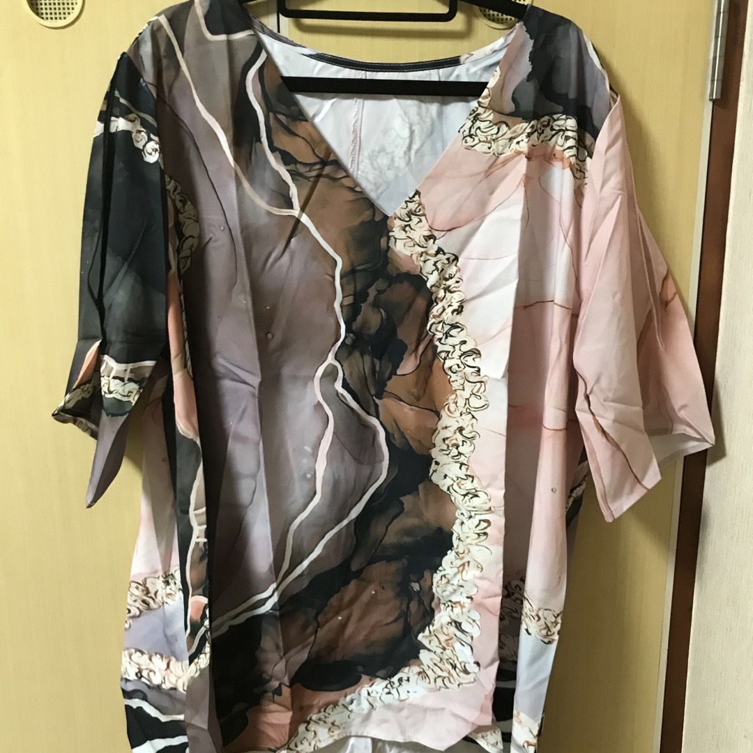 トップス3XＬ レディースのトップス(カットソー(長袖/七分))の商品写真