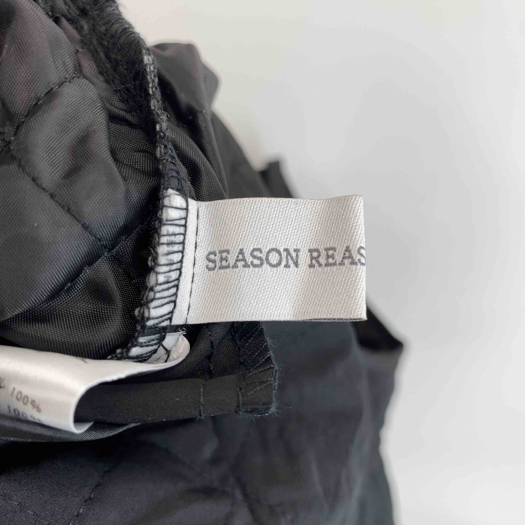 しまむら(シマムラ)のSEASON REASON byLin.&Red しまむらレディース ロングワンピースキャミワンピース キルティング ブラック レディースのワンピース(ロングワンピース/マキシワンピース)の商品写真