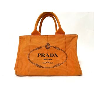 プラダ(PRADA)のPRADA プラダ カナパ CANAPA  トートバッグ ハンドバッグ PAPAYA オレンジ BN1877(トートバッグ)