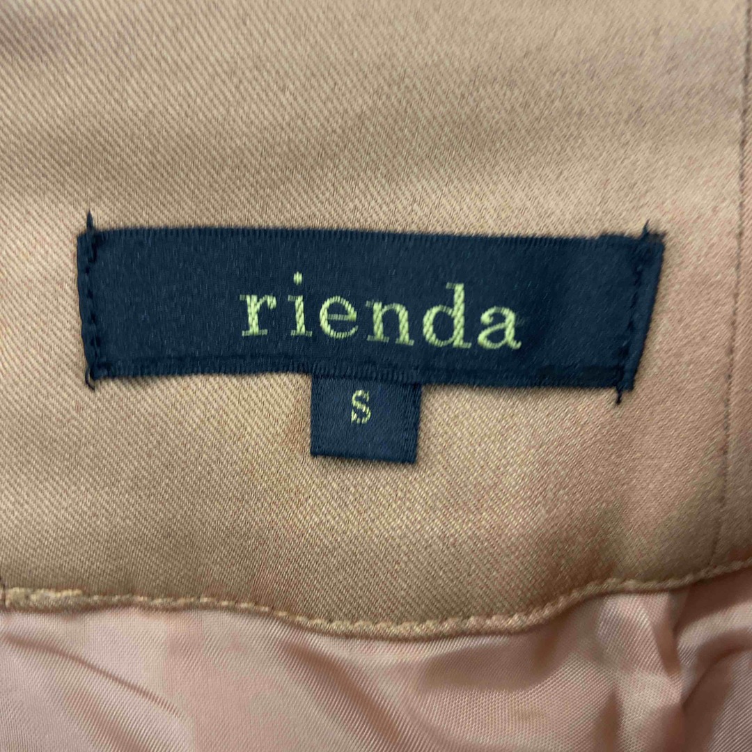 rienda(リエンダ)のrienda リエンダ レディース カジュアルパンツ 裾前スリット テラコッタ レディースのパンツ(カジュアルパンツ)の商品写真