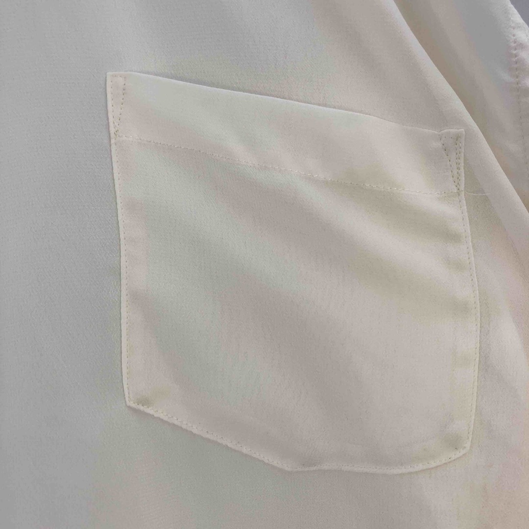 HONEYSUCKLE ROSE(ハニーサックルローズ)のHONEYSUCKLE ROSE  レディース シャツひざ丈ワンピース ホワイト tk レディースのワンピース(ひざ丈ワンピース)の商品写真