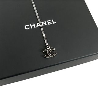 シャネル(CHANEL)の早い者勝ち CHANEL シャネル ココマーク ネックレス ブラック シルバー(ネックレス)