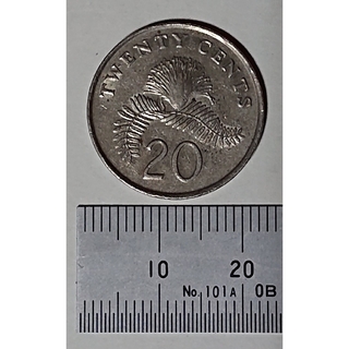 シンガポール 20セント 1986年コイン (匿名配送)