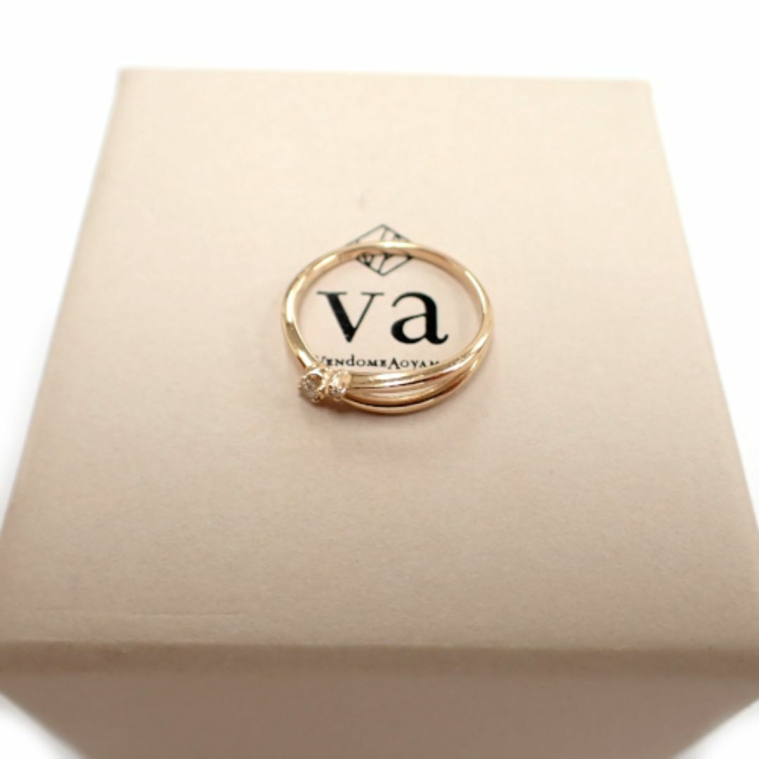 Vendome Aoyama(ヴァンドームアオヤマ)のヴァンドームアオヤマ K18 ダイヤ0.03ct リング レディースのアクセサリー(リング(指輪))の商品写真