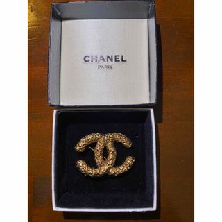 シャネル(CHANEL)の2日間限定特価! CHANEL シャネル ブローチ ココマーク 溶岩 93A(ブローチ/コサージュ)