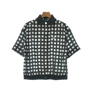 FRED PERRY - FRED PERRY カジュアルシャツ 10(M位) 黒x白(チェック) 【古着】【中古】