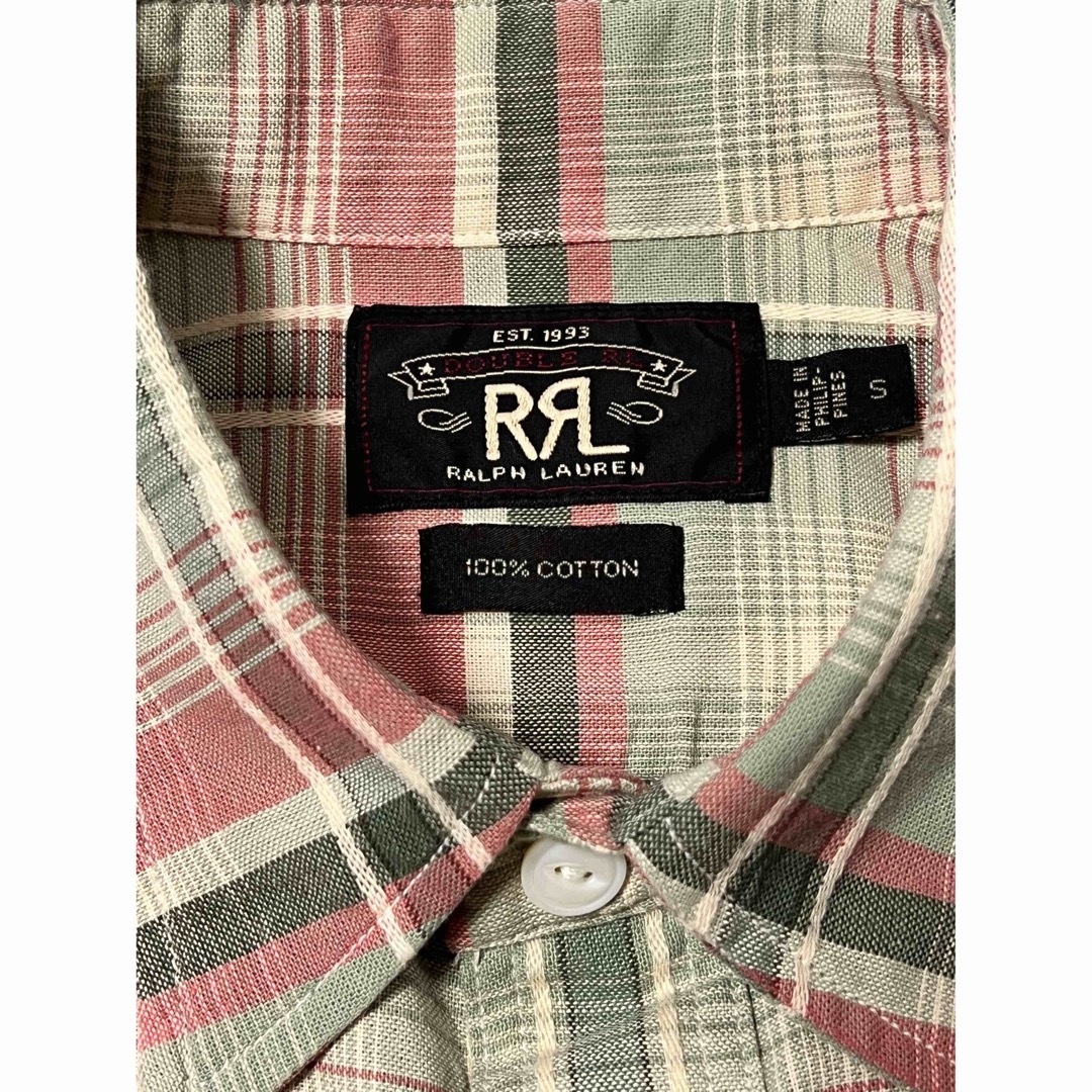 RRL(ダブルアールエル)のレアカラー　RRL　ダブルアールエル　半袖　シャツ　チェック メンズのトップス(シャツ)の商品写真