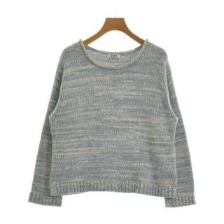 アクネストゥディオズ(Acne Studios)のAcne Studios ニット・セーター XS 水色x白(ミックス) 【古着】【中古】(ニット/セーター)