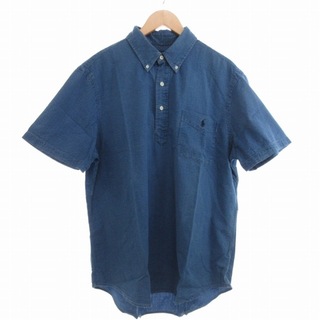 ラルフローレン(Ralph Lauren)のRALPH LAUREN SEERSUCKER ボタンダウンシャツ ロゴ XL(シャツ)