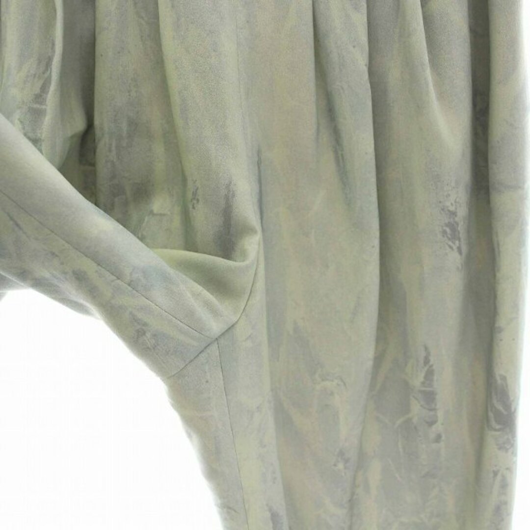 クラネ TINT EBRU TUCK PANTS タックパンツ 0 水色 薄緑 レディースのパンツ(その他)の商品写真